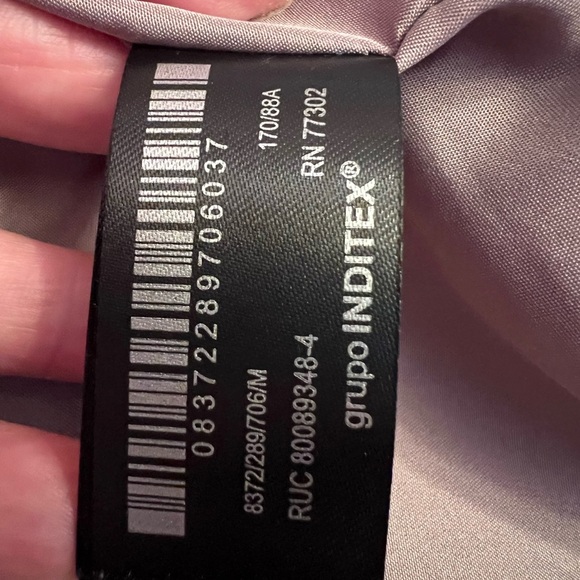 Flattering Zara Women's Double Breasted, Cropped Pea Coat - Picture 12 of 13